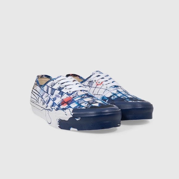 VANS Og Authentic Lx Connor Tingley True White-Blue VN0A4BV961P Men Us7 - Picture 5 of 11